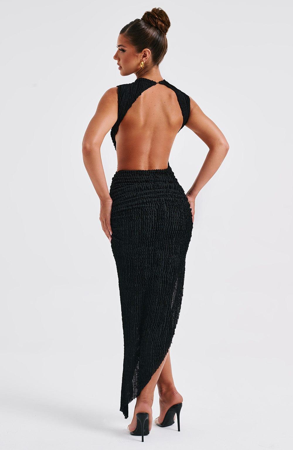 Aphrodite Midi Dress - Black Product Image