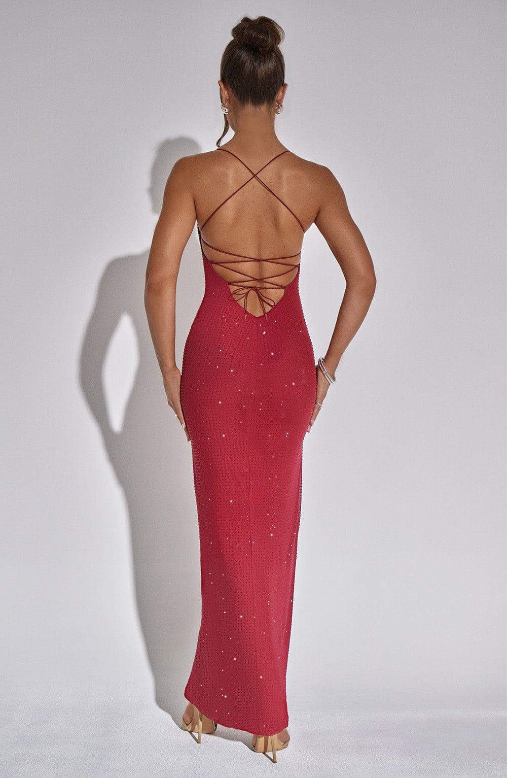 Tatum Maxi Dress - Red Product Image