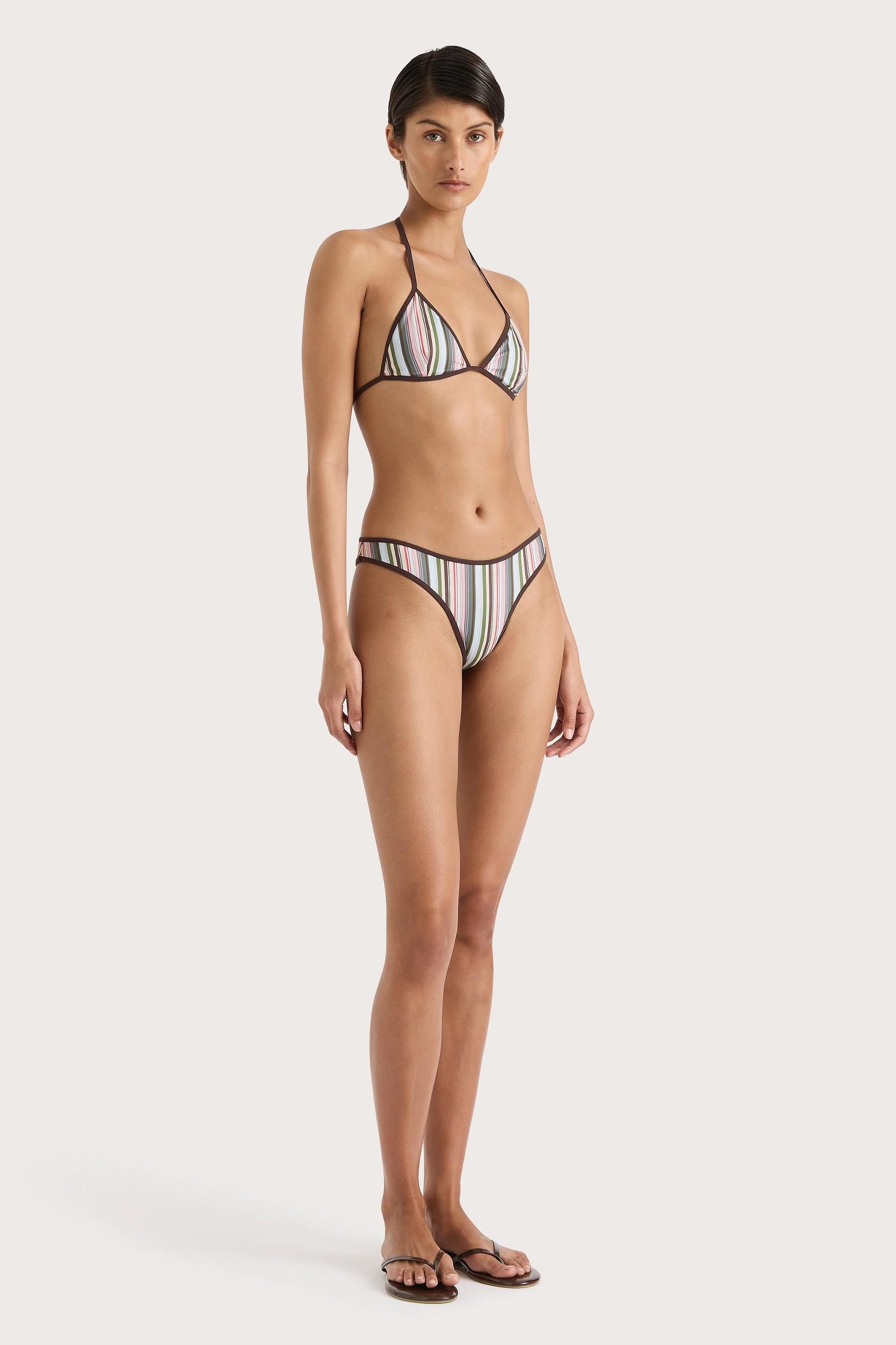 Ania Bikini Top Meleu Stripe Multi - Final Sale Product Image
