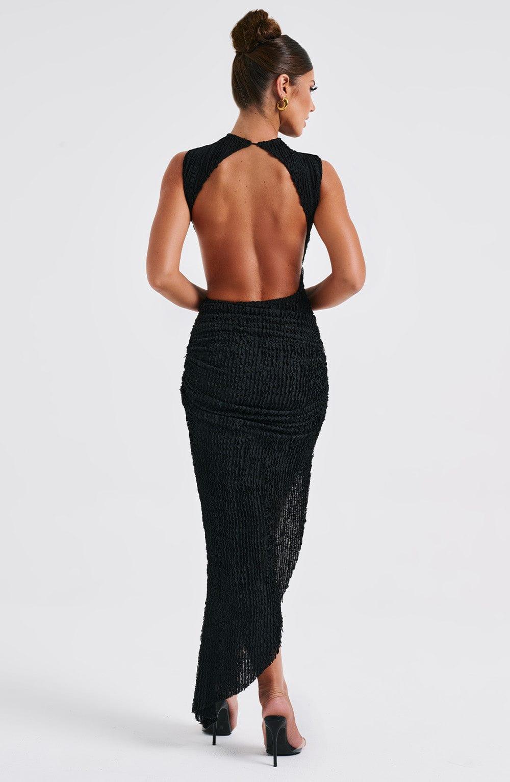 Aphrodite Midi Dress - Black Product Image