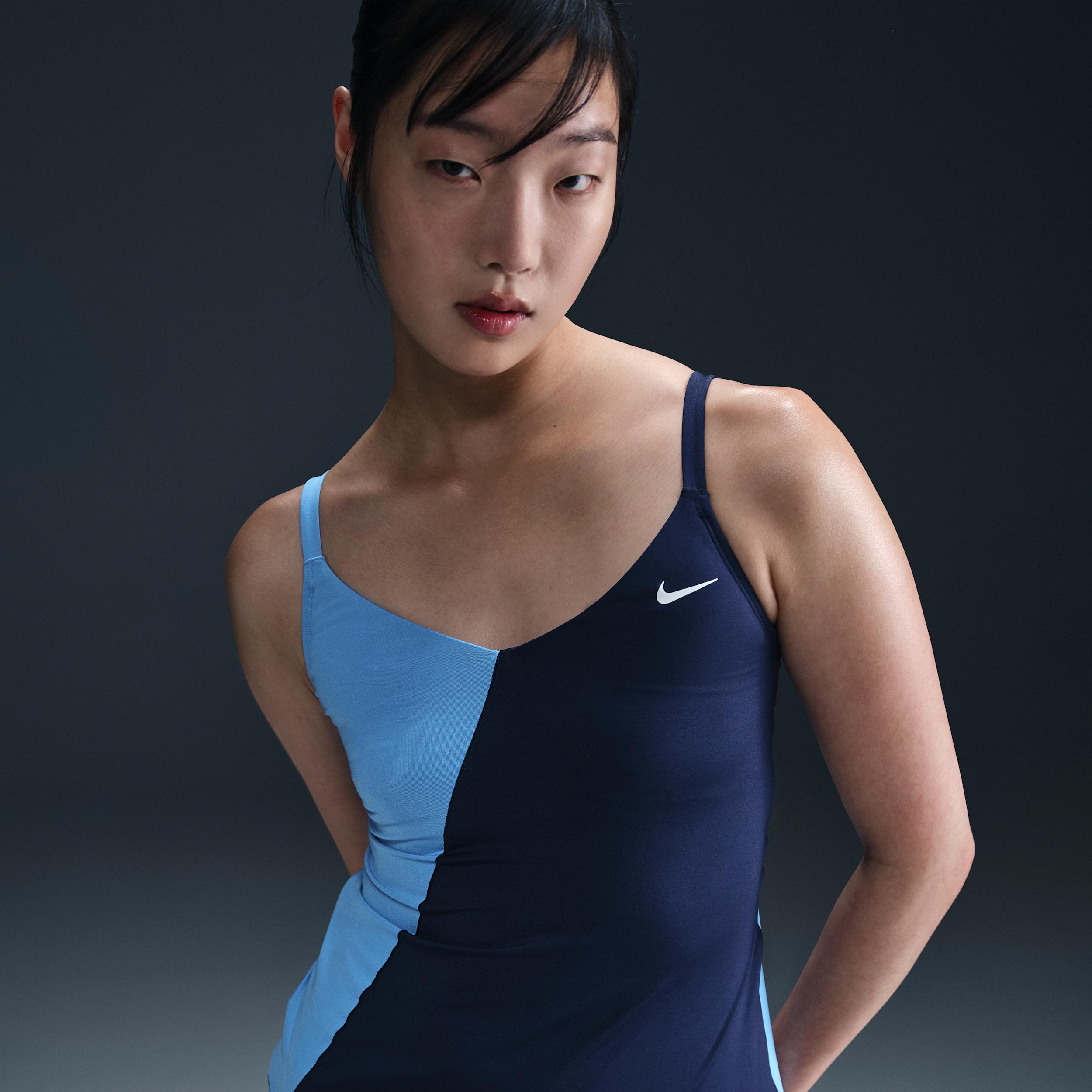 Nike Womens Swim V-Neck Tank Topini | NESSF295-440 Product Image