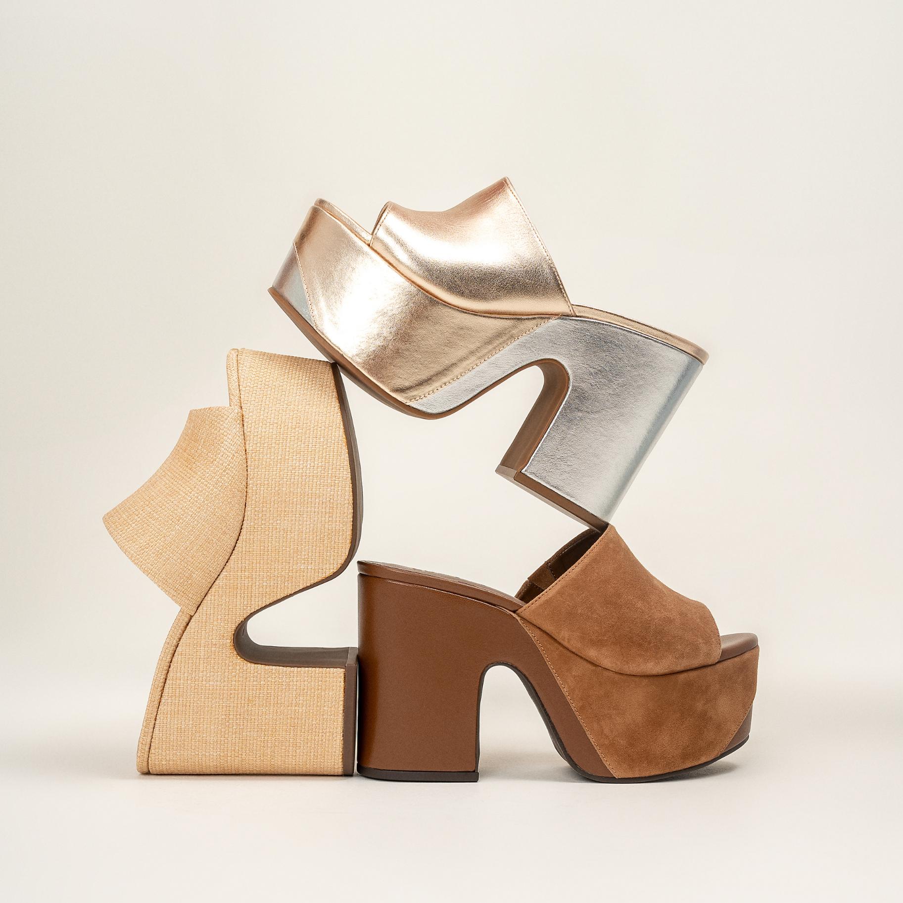 Dalle Cutout Straw Sandal Female Product Image