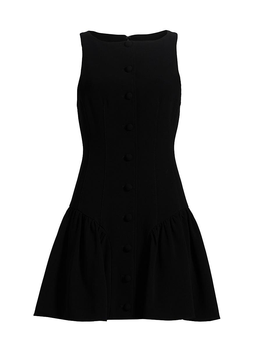 Womens Royce Button-Detail Fit & Flare Minidress Product Image