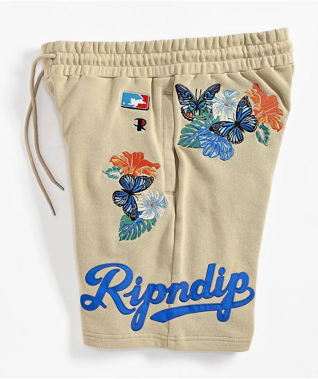 RIPNDIP Los RIPNDIP Off White Sweat Shorts Product Image