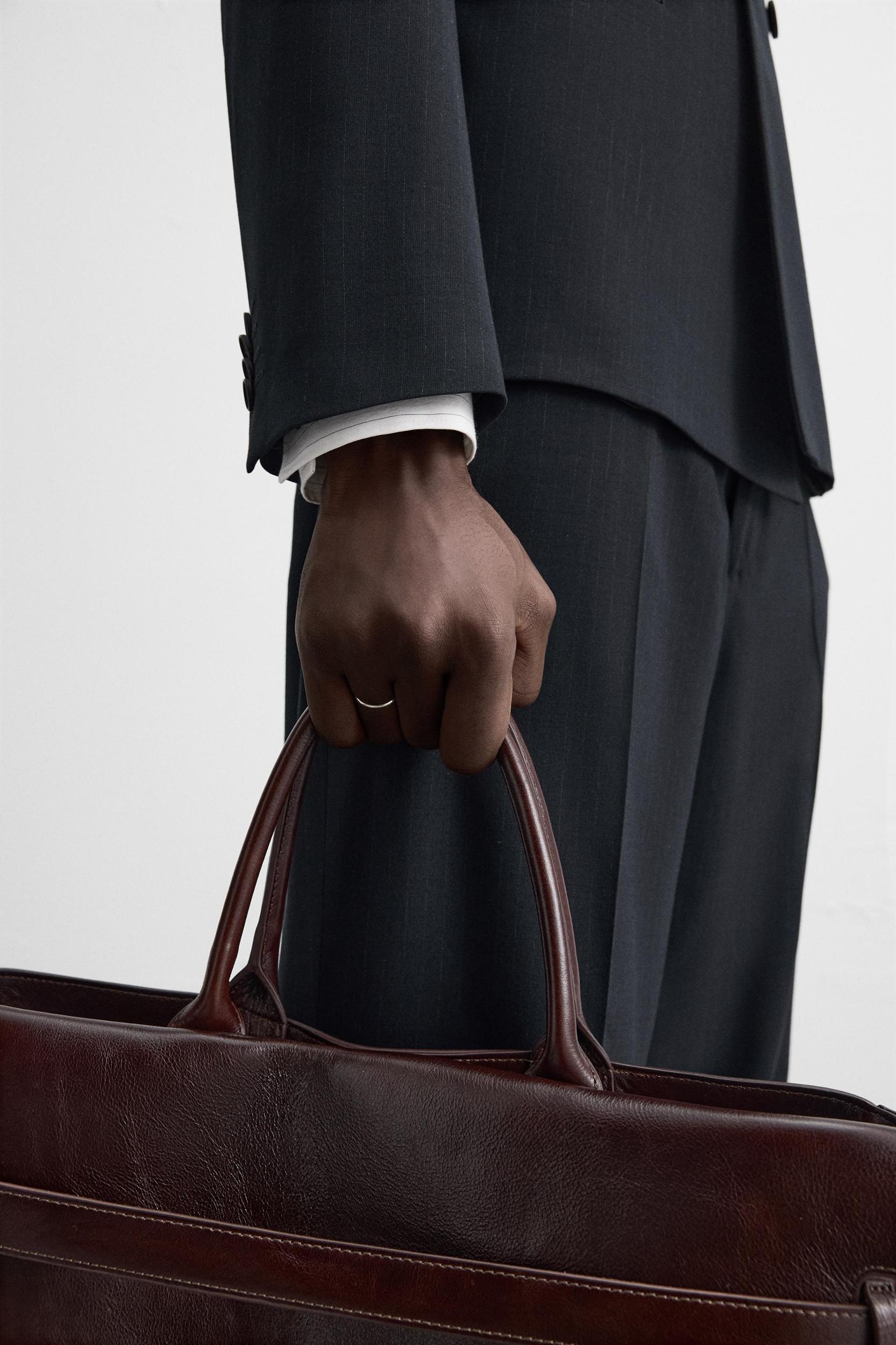 PINSTRIPE SUIT PANTS Product Image