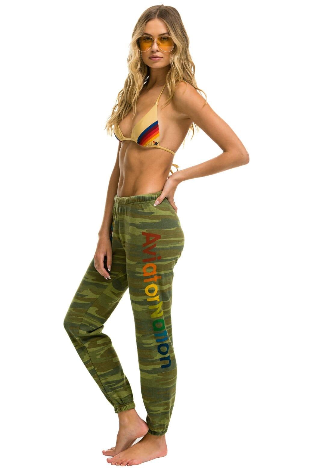 AVIATOR NATION SWEATPANTS - CAMO Female Product Image