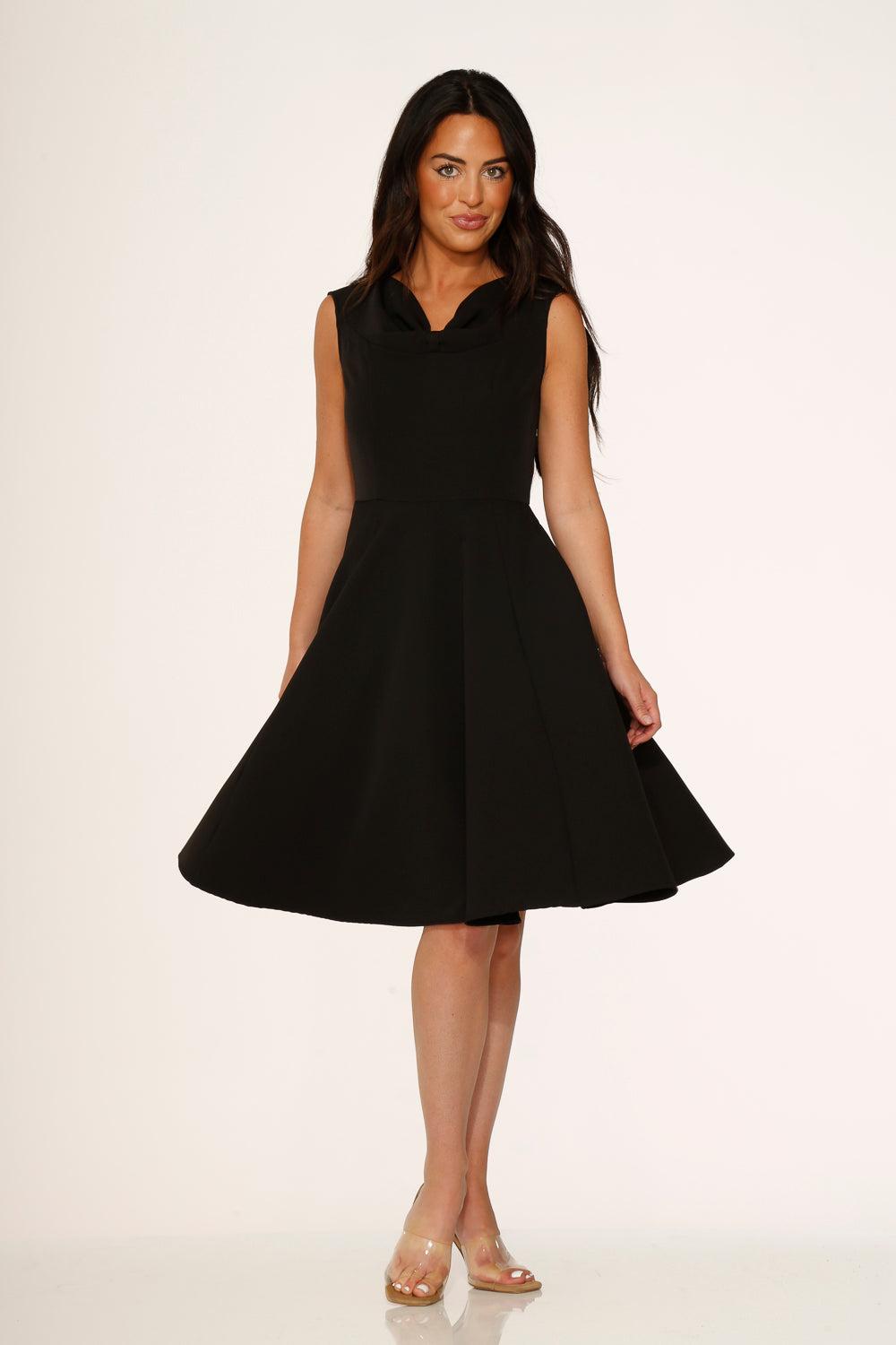 Black Swing Dress Product Image