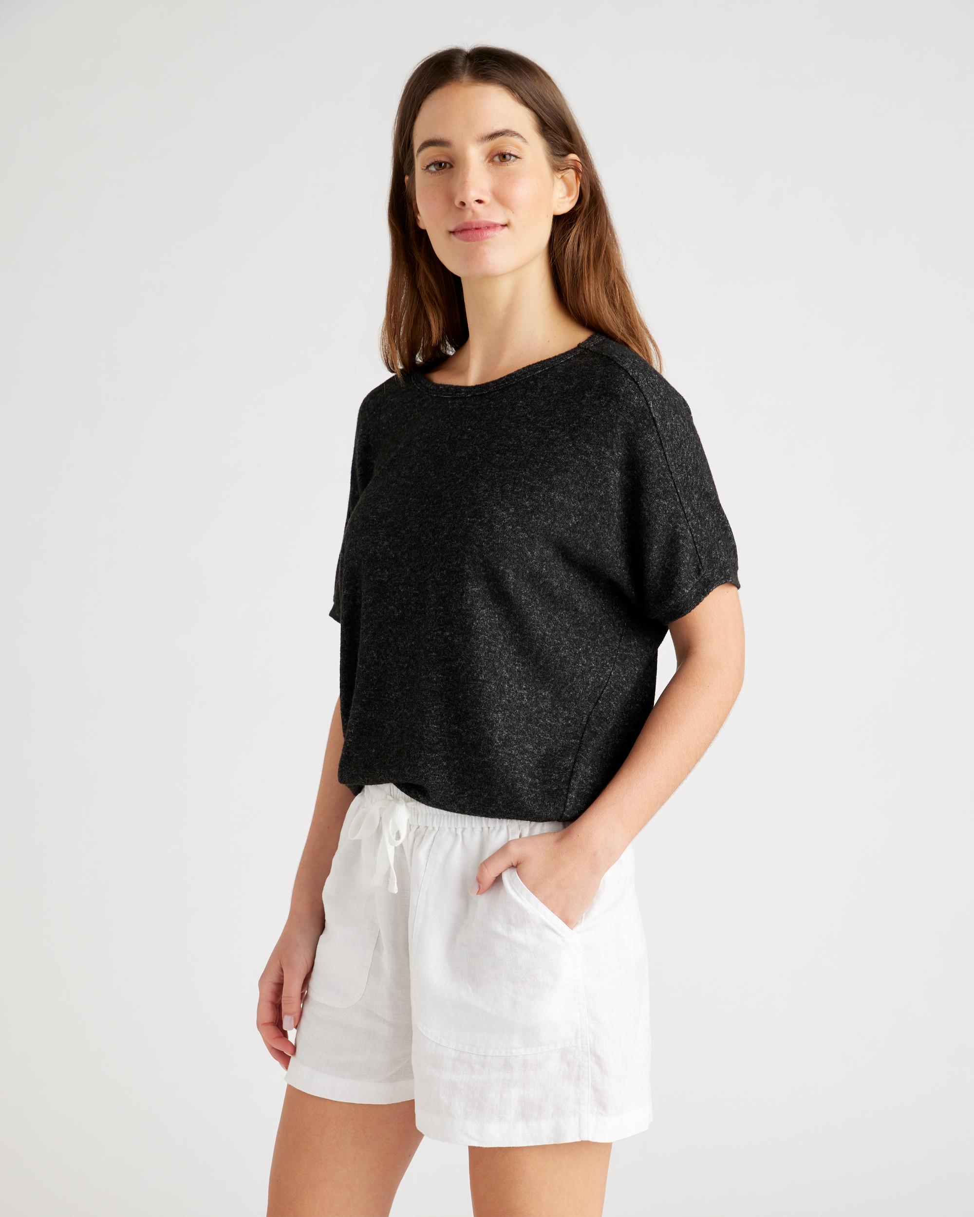 Quince | Women's Brushed Short Sleeve Lounge T-Shirt Rayon Product Image