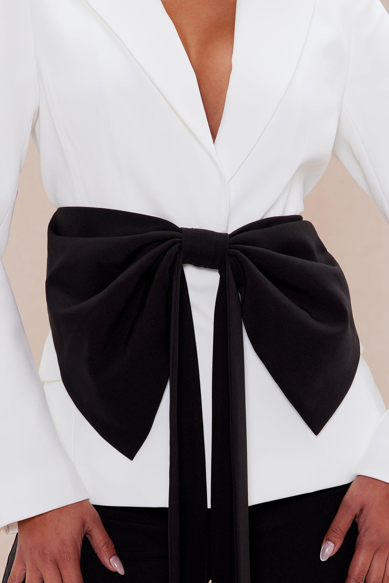 Special Occasion Suit Set - White/Black Product Image