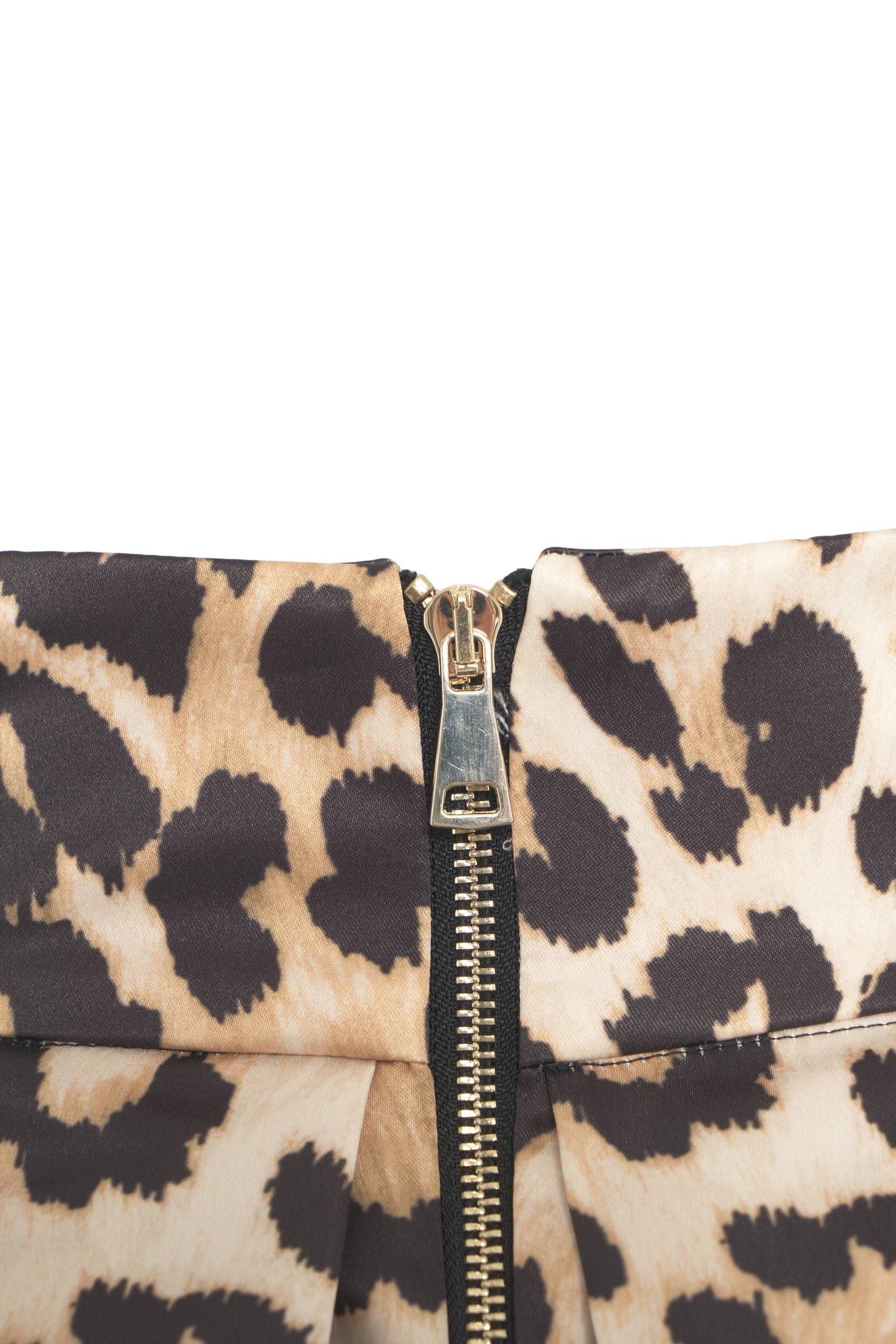 Pleated skirt with print Product Image