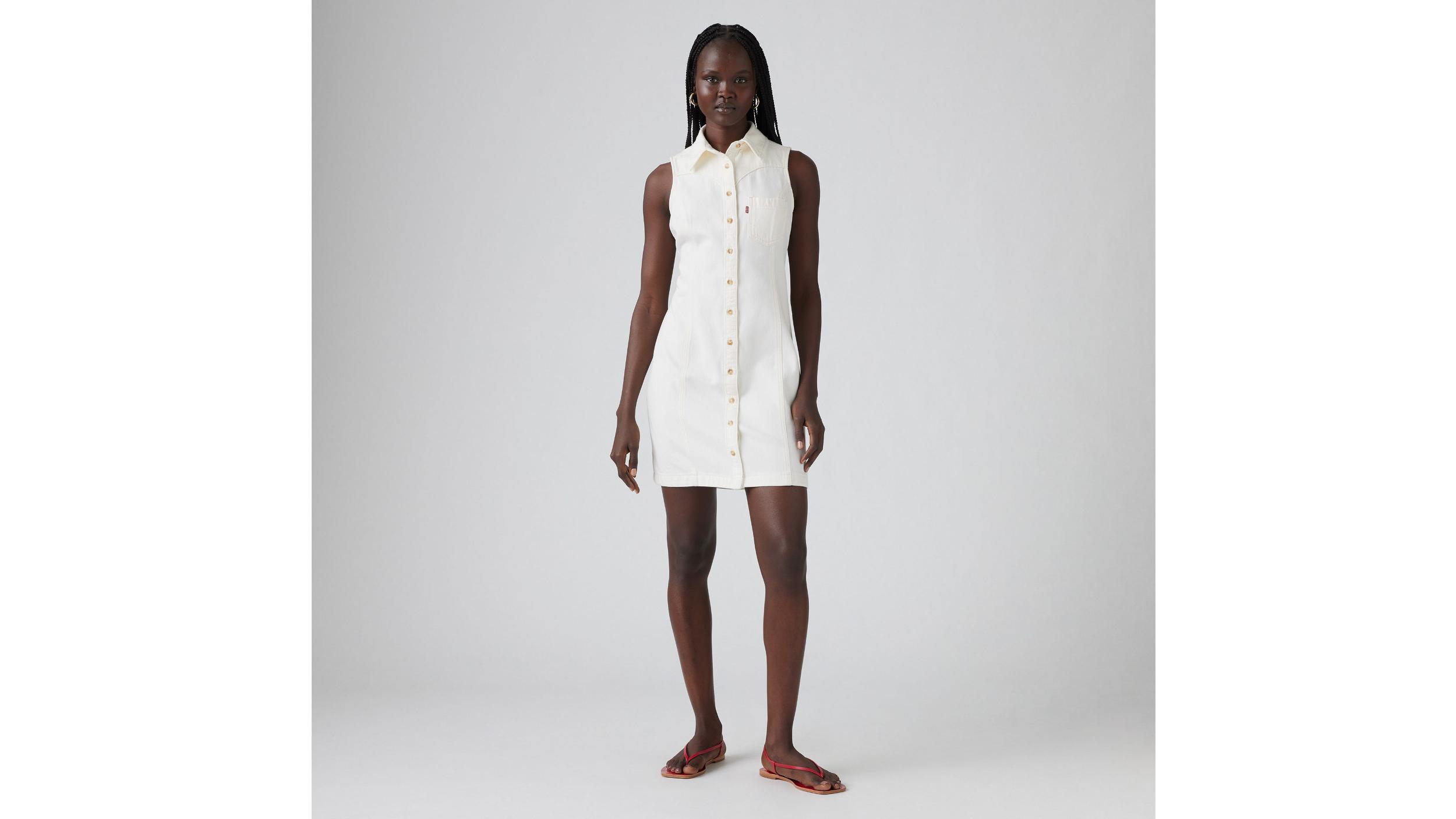 Zeda Denim Dress Product Image