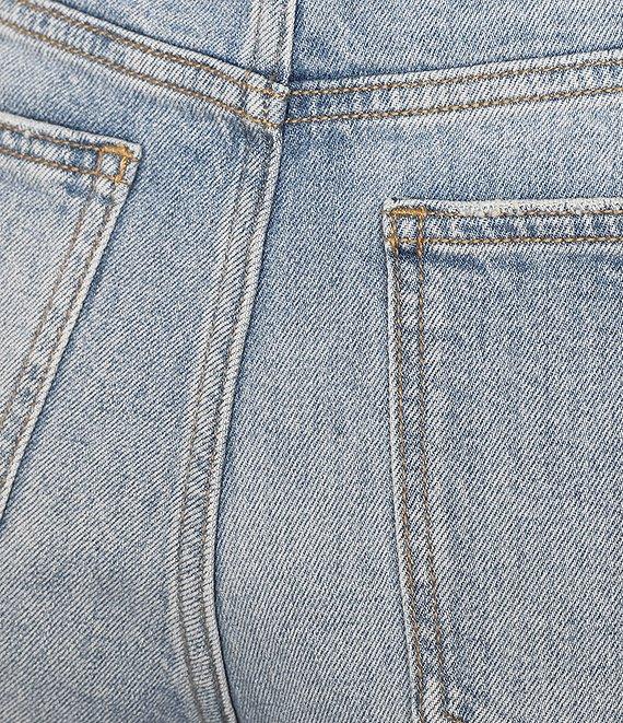 YMI Jeanswear High Rise Fray Hem Shorts Product Image