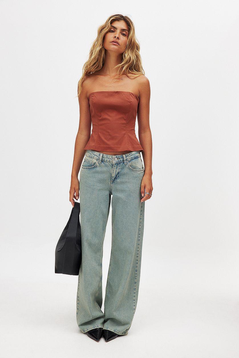 Classic Corset Top Orange Product Image