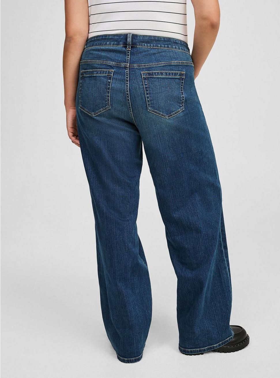 Perfect Wide-Leg Mid-Rise Jean Product Image