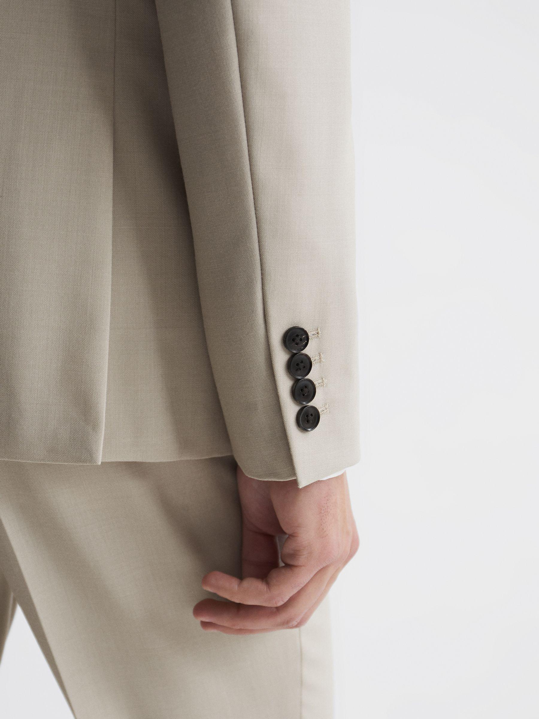 Fine Stone Modern Fit Single Breasted Wool Blazer Product Image