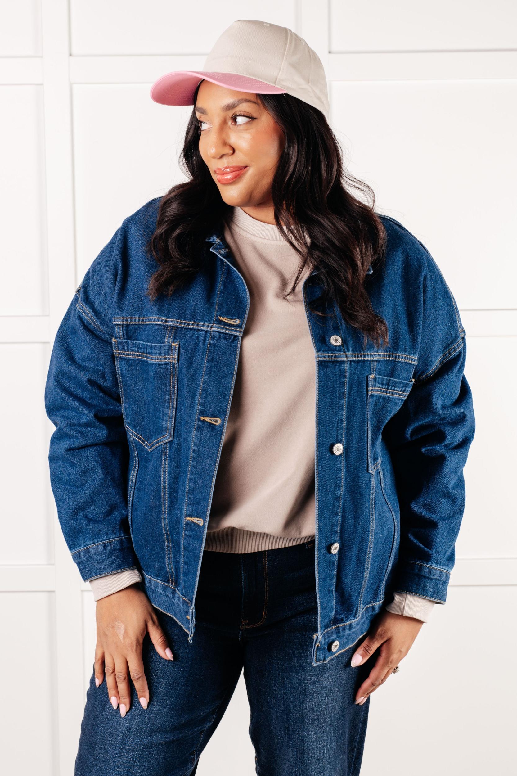 Have We Met Oversized Denim Jacket (Online Exclusive) Product Image