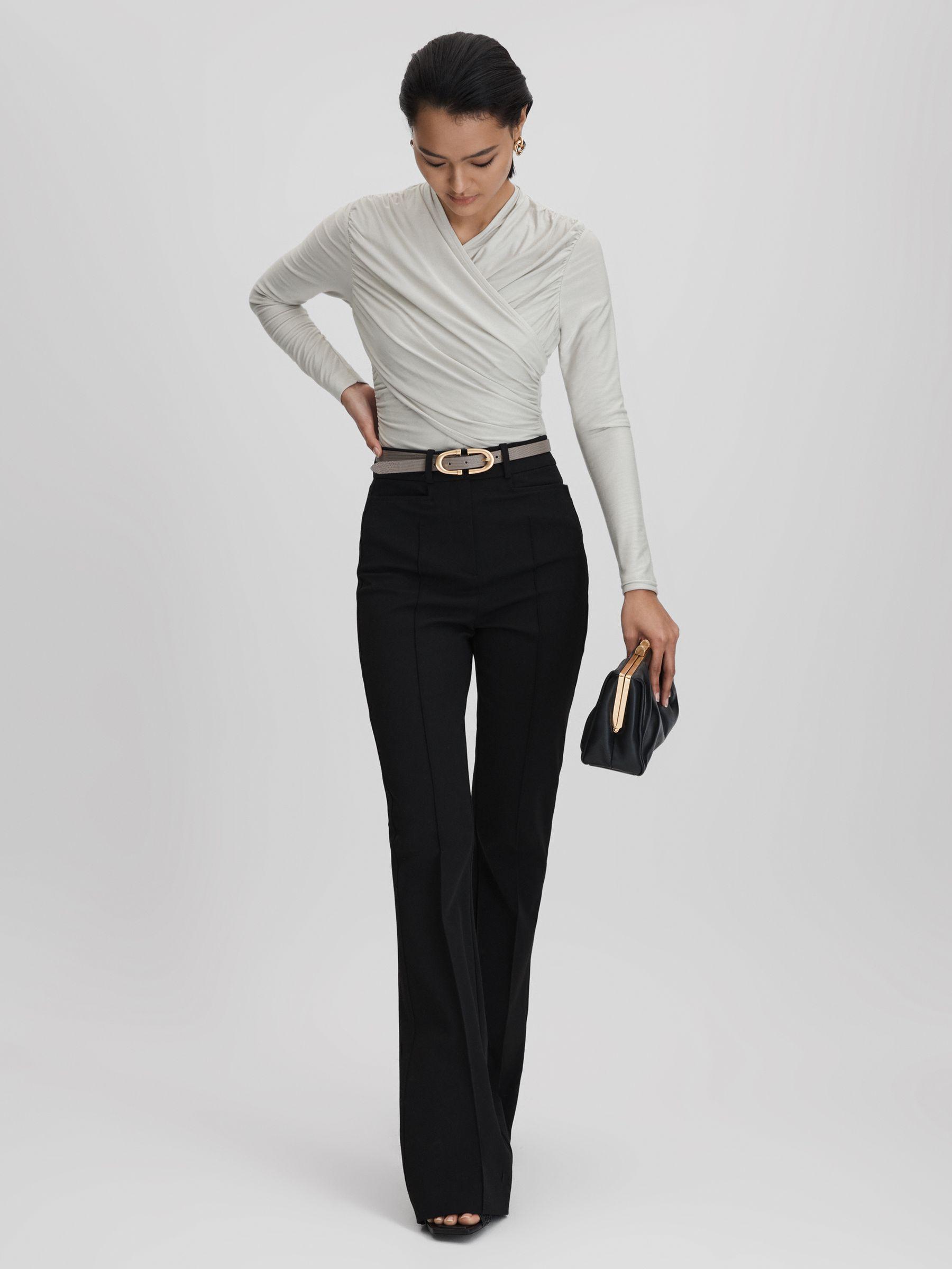 Wrap Front Top in Mint Product Image