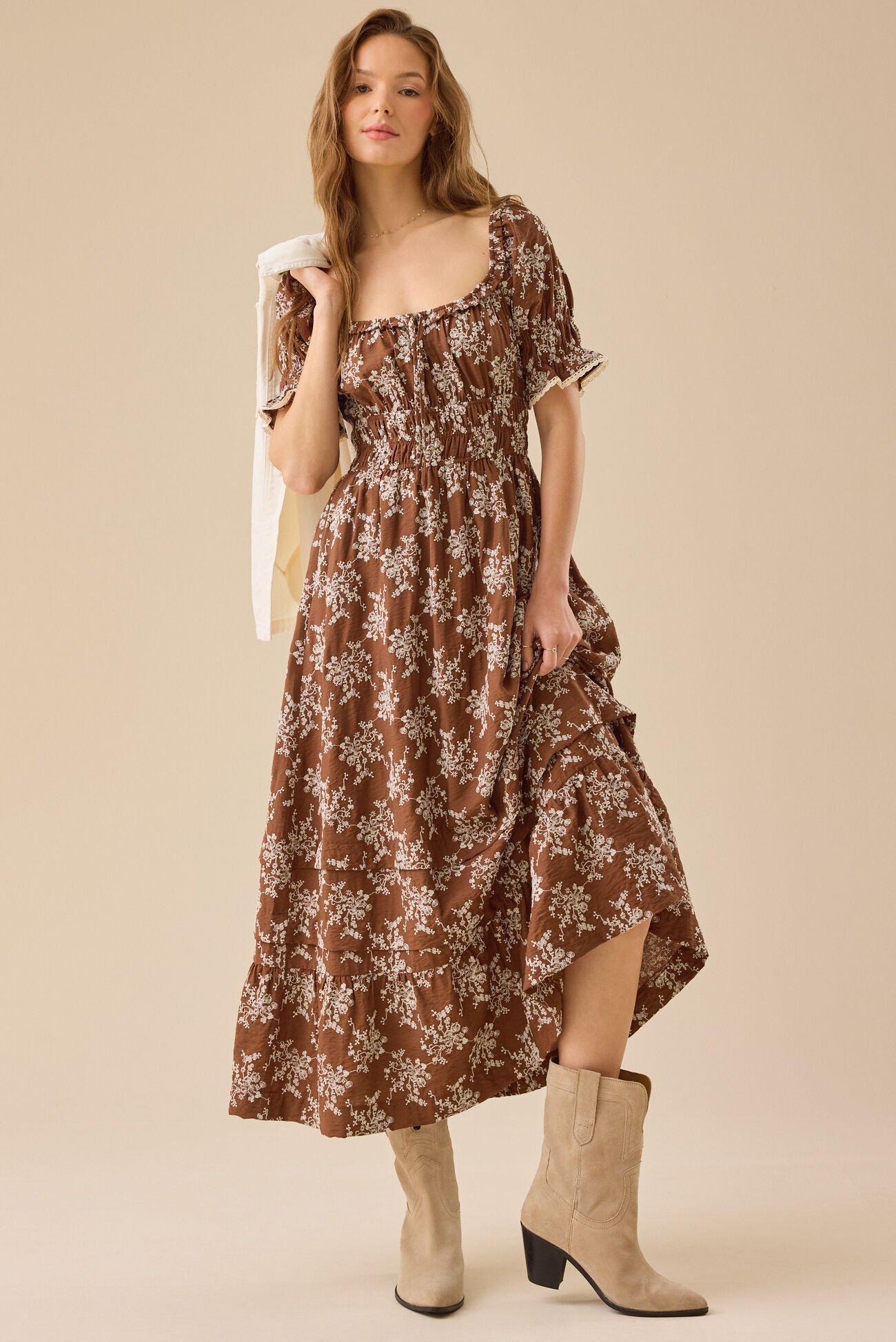 Aura Floral Maxi Dress Product Image