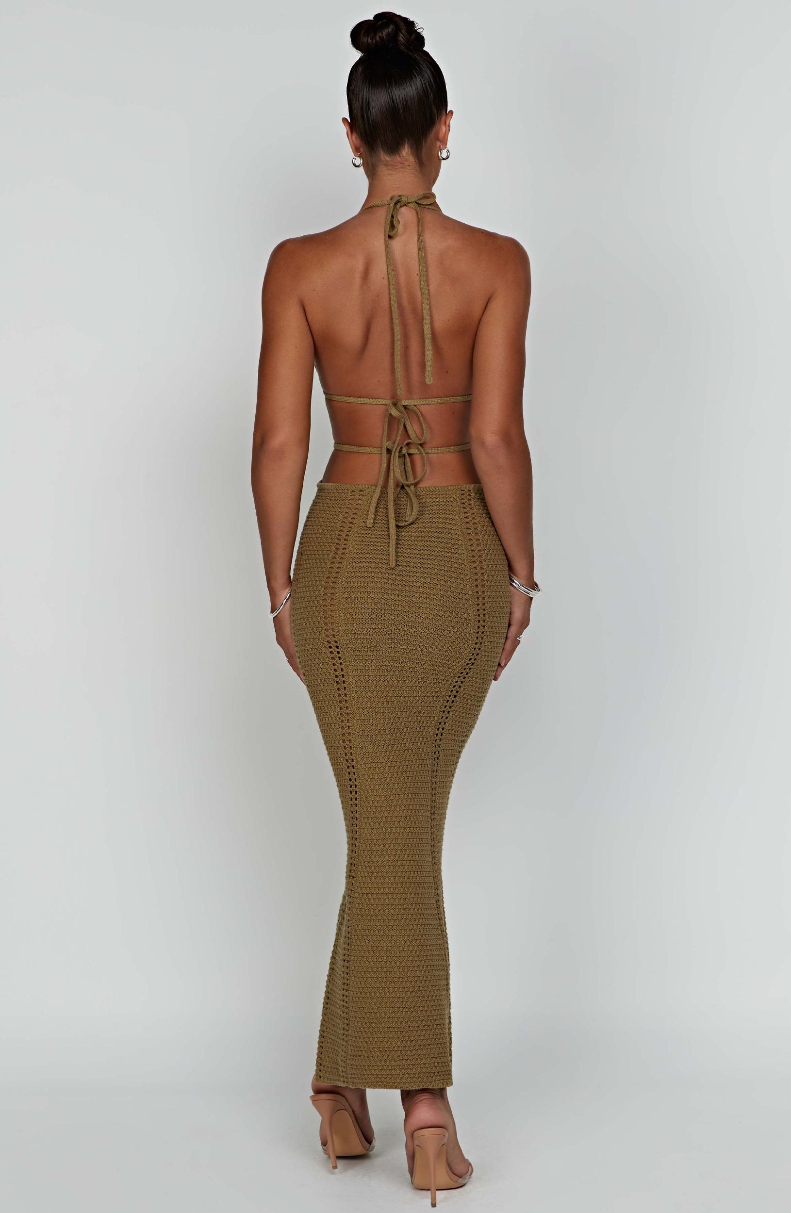 Arabella Maxi Dress - Khaki Product Image
