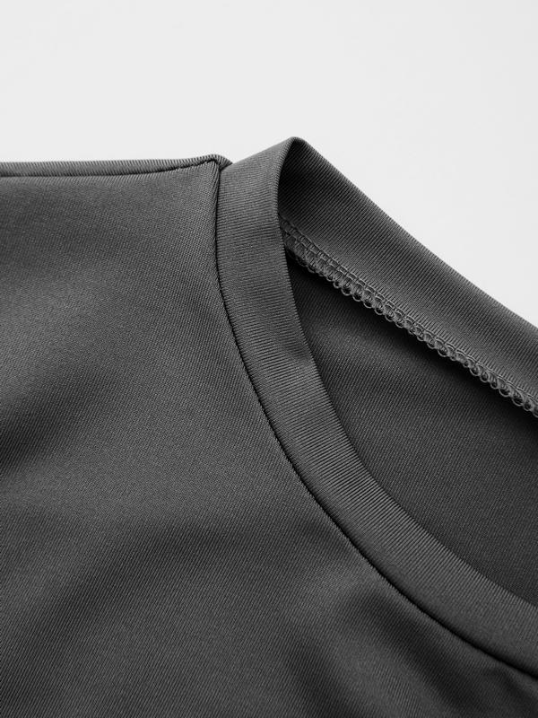 Solid Color Long Sleeve Top Product Image