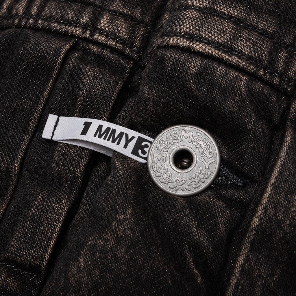 Puffer Denim Jacket - Black Male Product Image