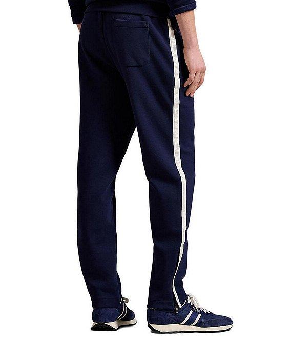Polo Ralph Lauren Striped Double-Knit Mesh Track Pants Product Image