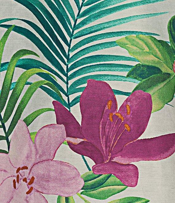 Tommy Bahama Tropical Bliss Silk Voile Crew Neck Long Sleeves Peasant Top Product Image