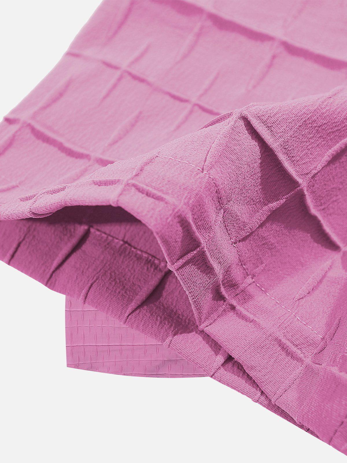 Aelfric Eden Embroidery Rabbit Texture Shirt Product Image