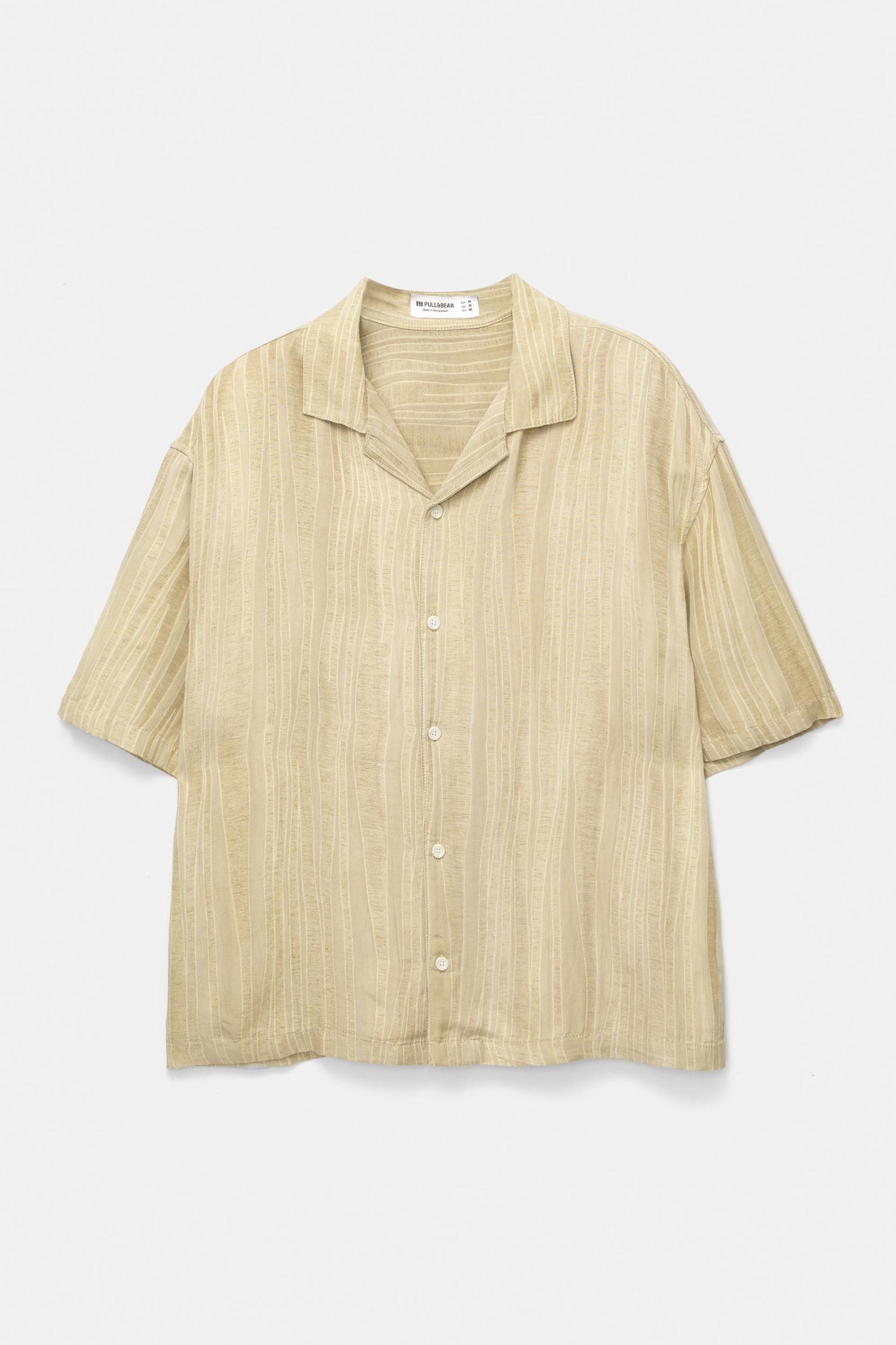Striped short sleeve shirt Product Image