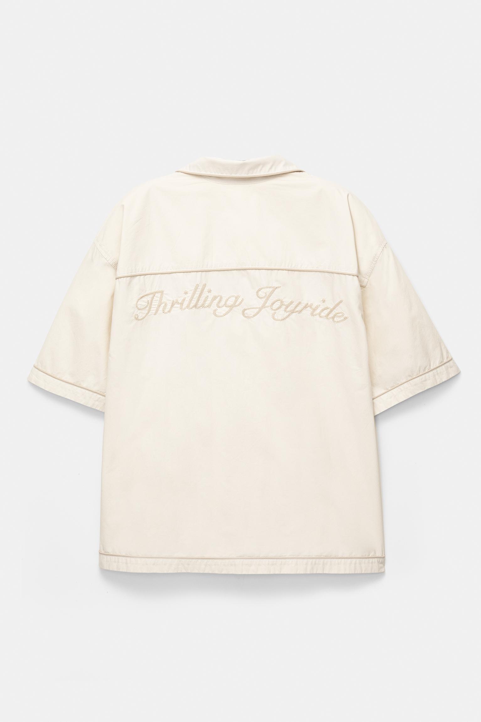 Short sleeve poplin shirt Product Image