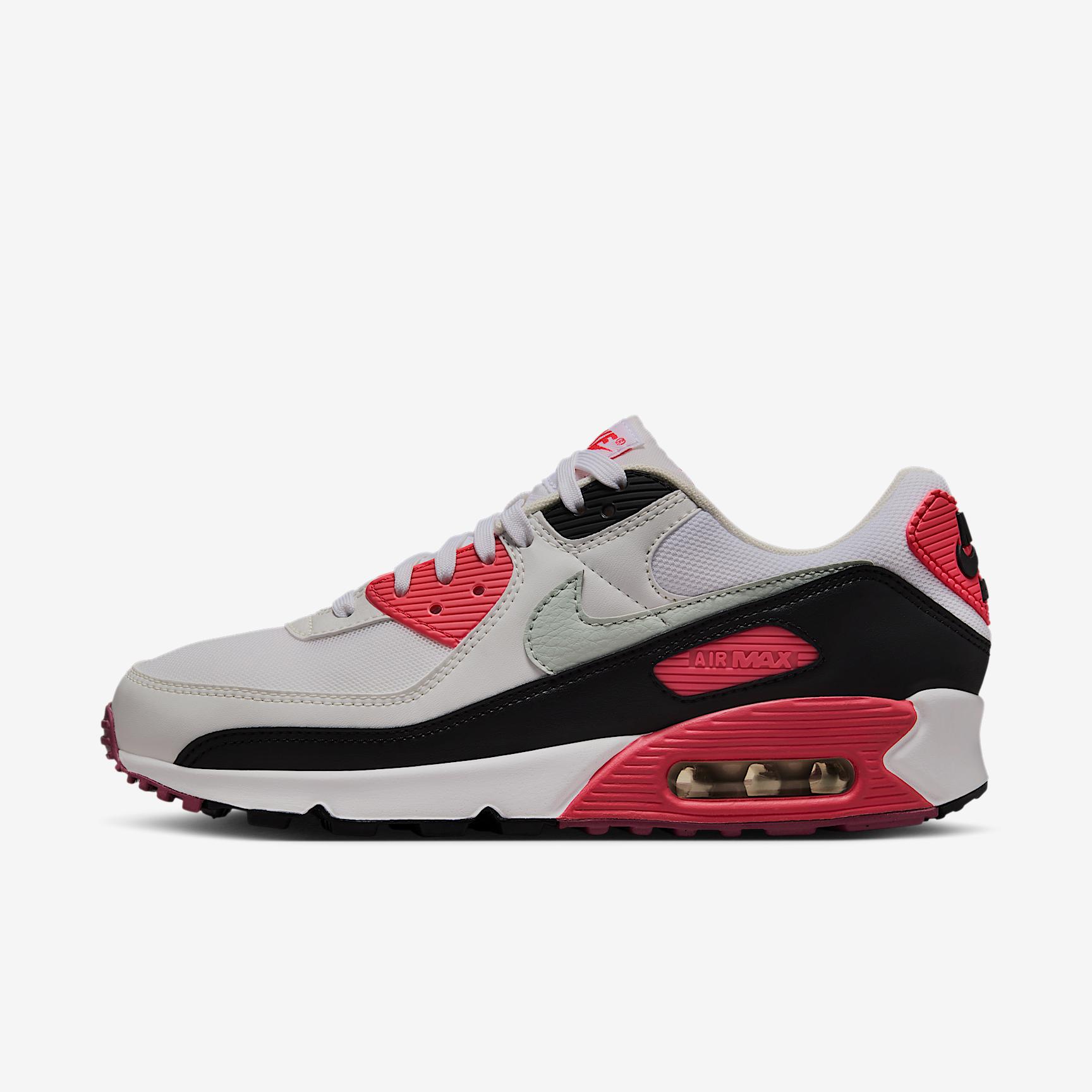 Nike Air Max 90 - Womens Shoes Aster Pink/White/Light Silver Product Image