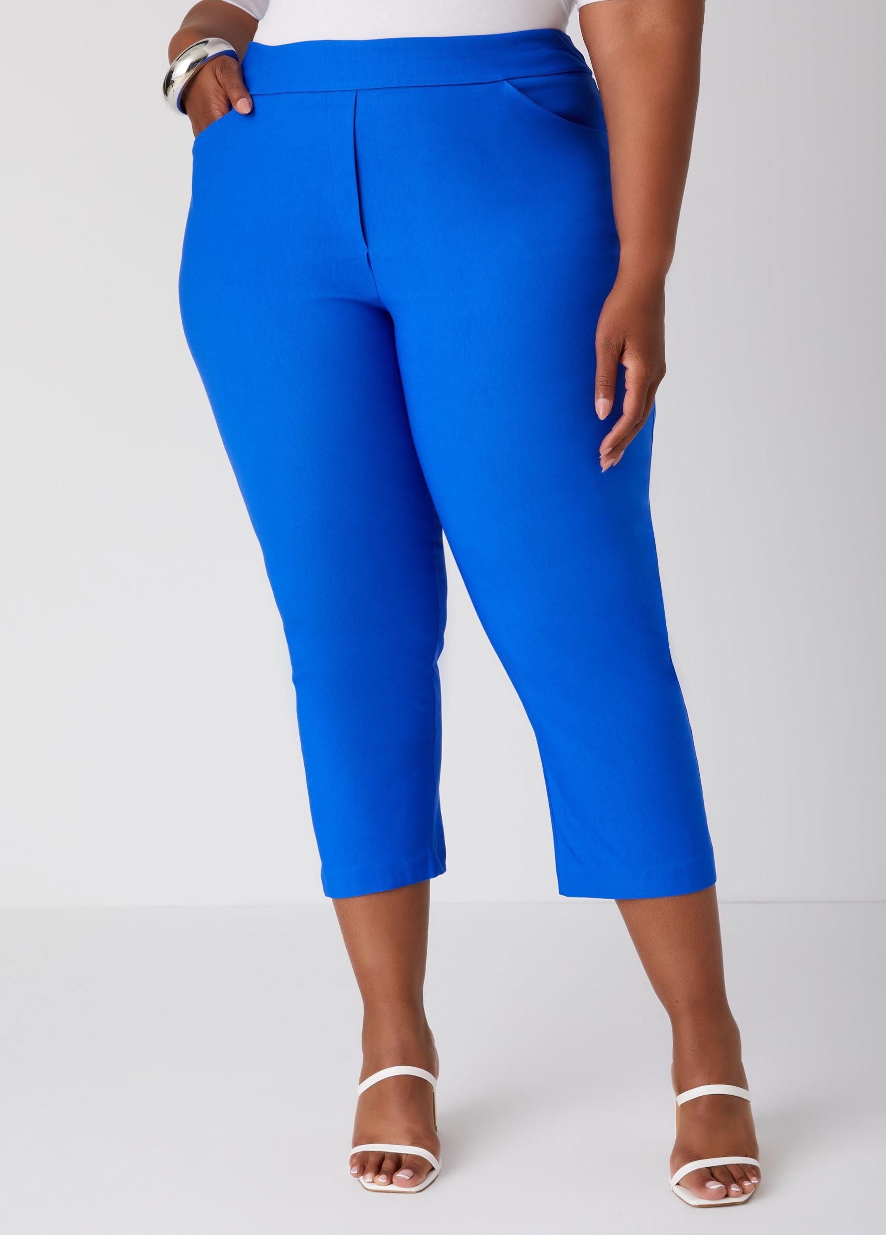 Pull On Mid Rise Capris Product Image