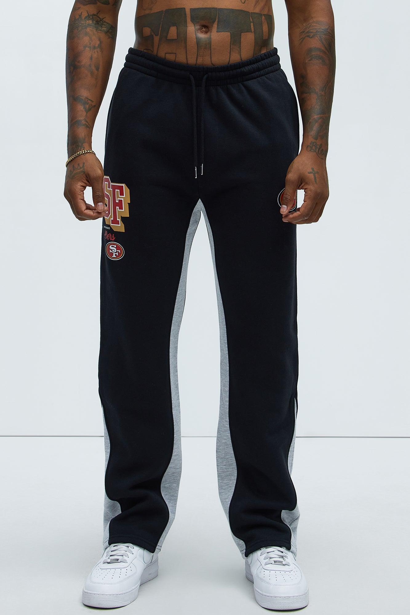 49ers Bold Flare Sweatpants - Black Product Image