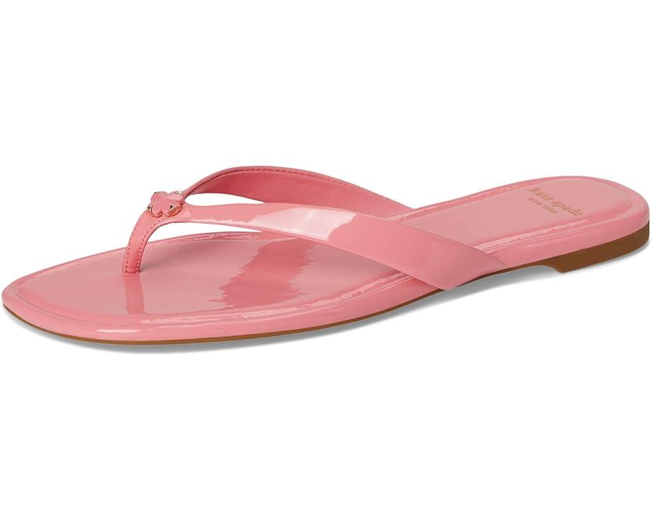 Spade Flower Smooth Leather Flip-Flop Product Image