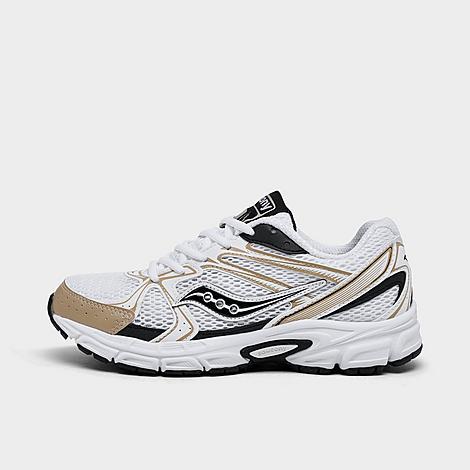 Saucony Mens Saucony Ride Millennium - Mens Shoes White/Black/Gold Product Image