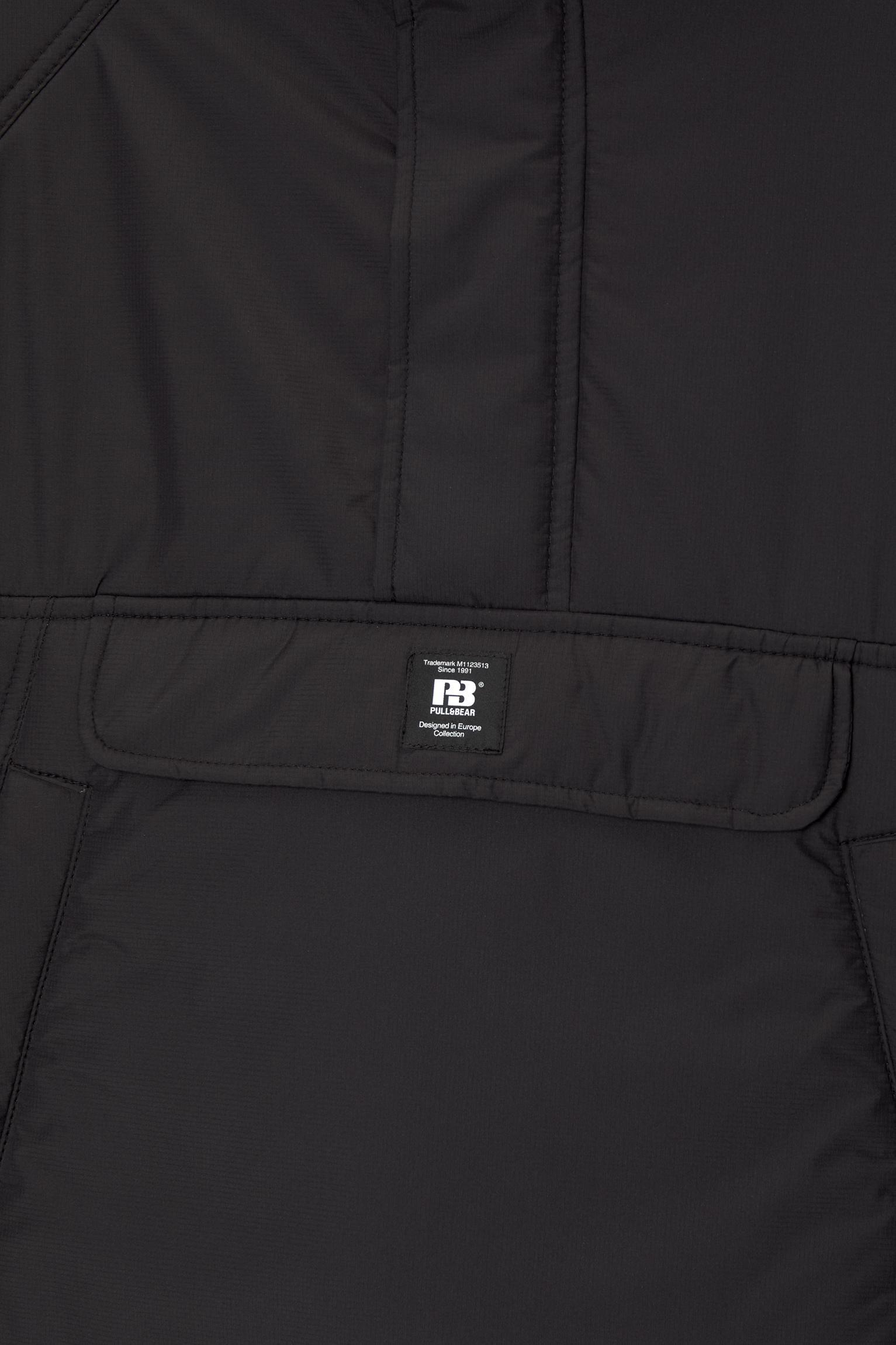 Jacket with pouch pocket and logo Product Image