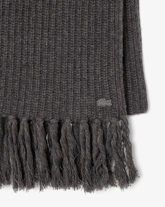 Fringed Carded Wool Scarf Product Image