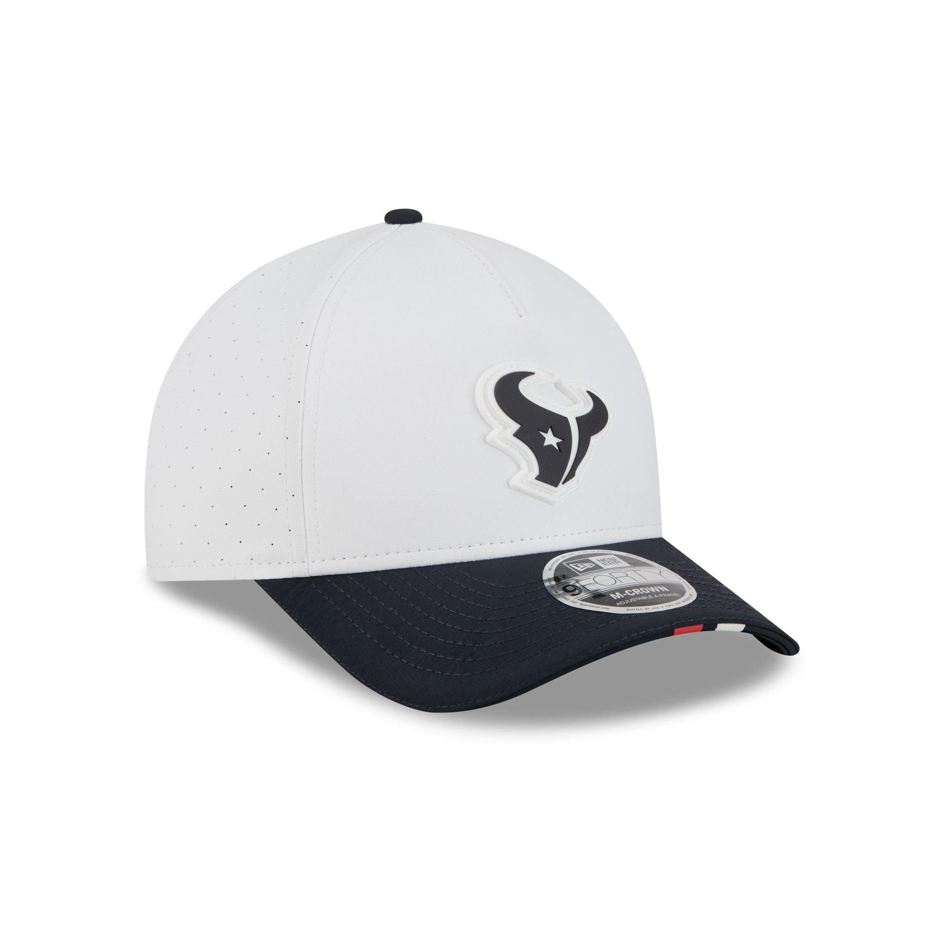 Houston Texans 2025 Training 9FORTY M-Crown A-Frame Snapback Hat Male Product Image