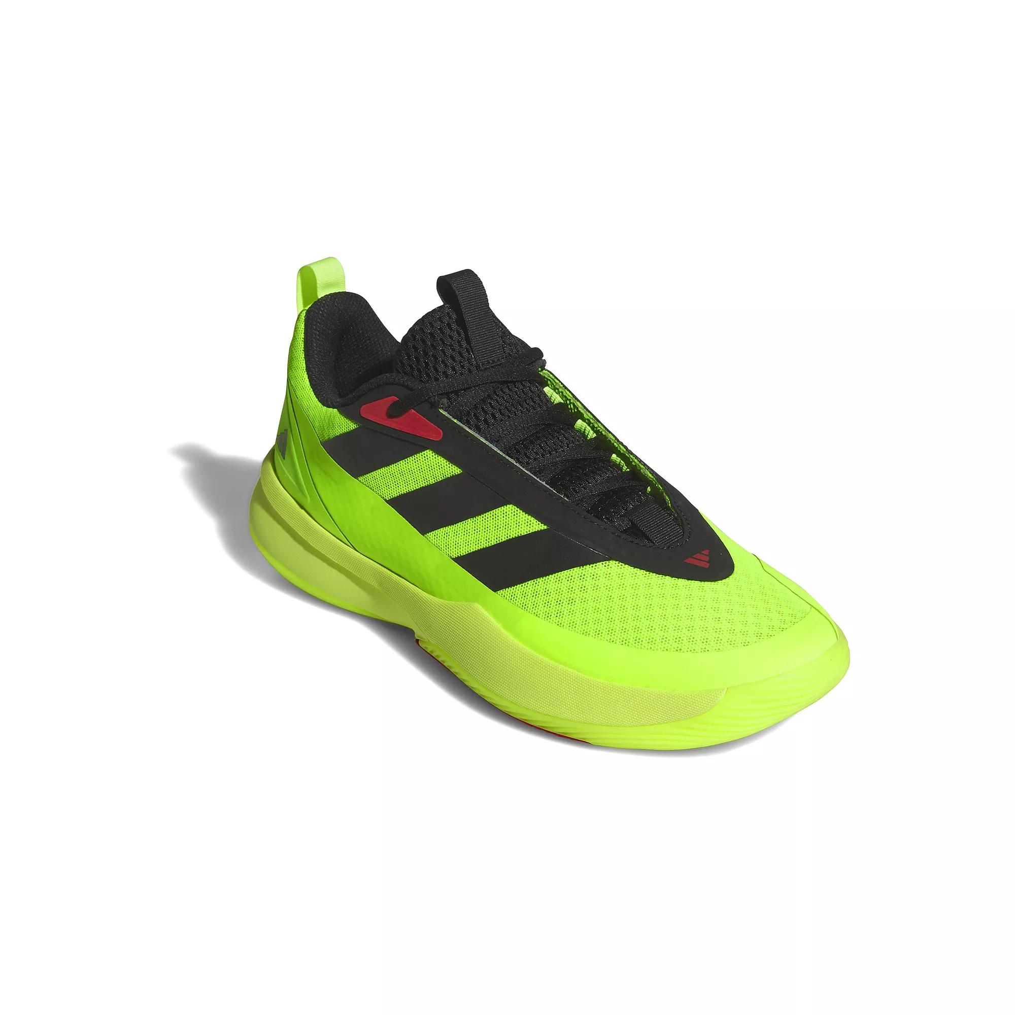 adidas Subzone Men's Basketball Shoes, Size: 11, Yellow Black Red Product Image