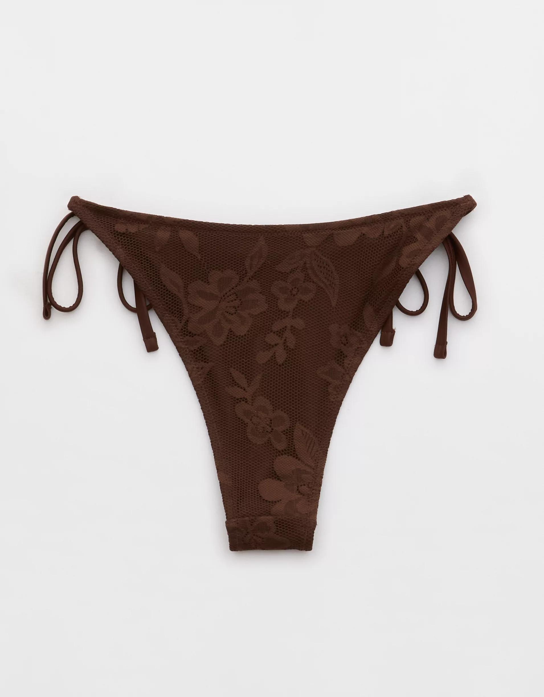Aerie The Sunbun Lace Bikini Bottom Product Image