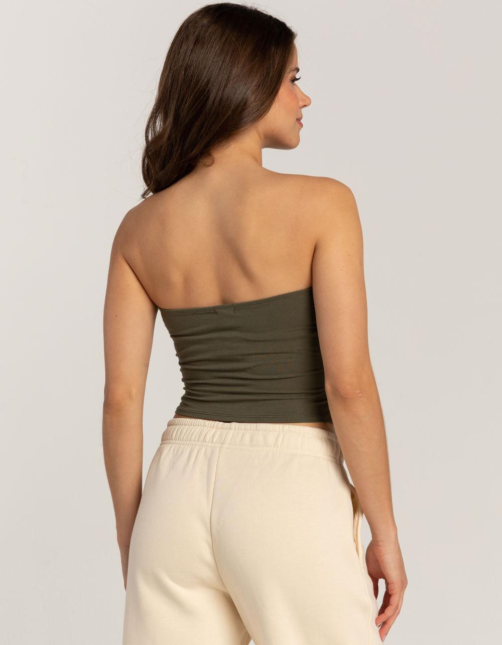 TILLYS Womens Tube Top - ARMY Product Image