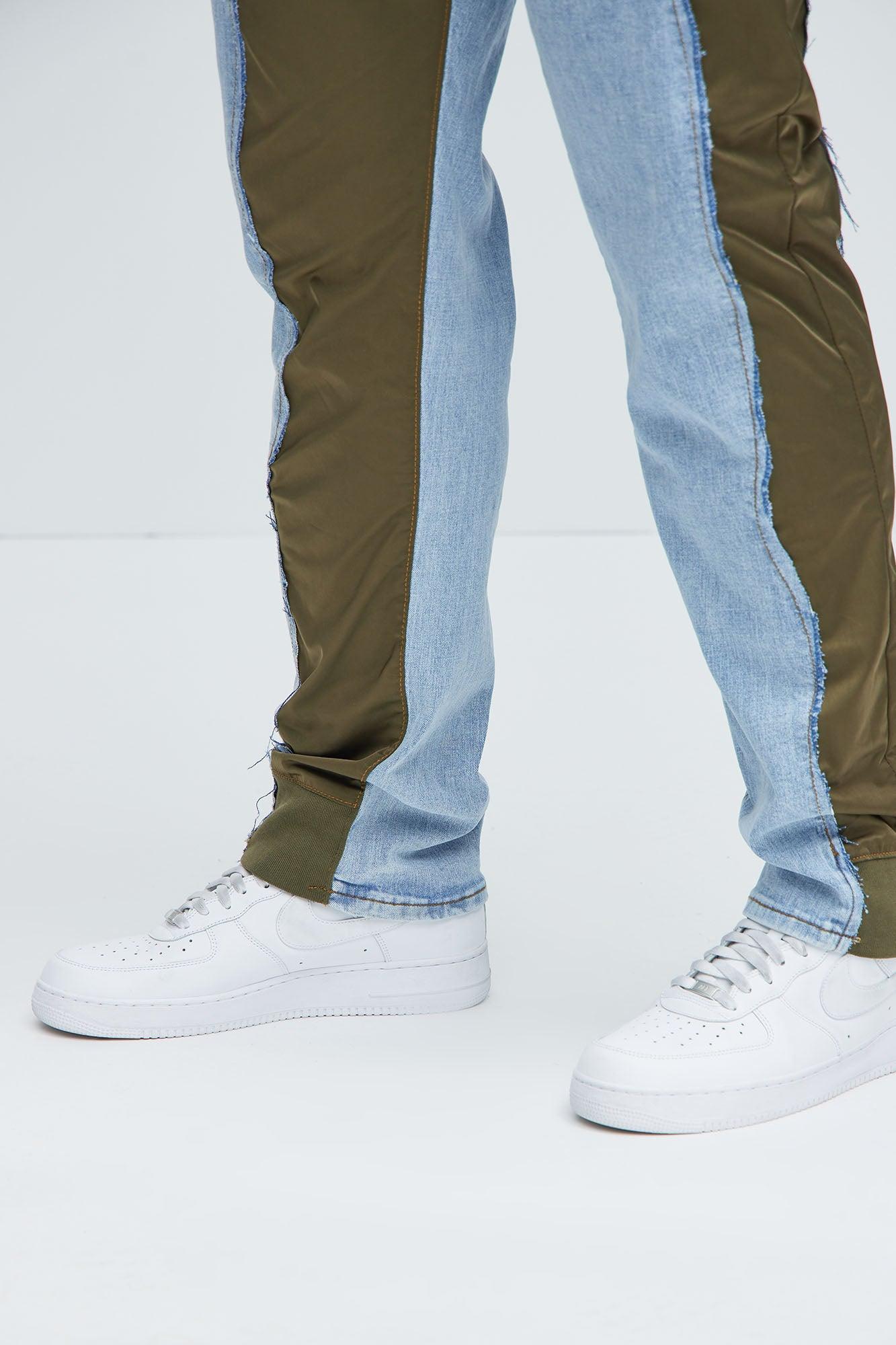 Look At It Two Ways Slim Jeans - Medium Blue Wash Product Image