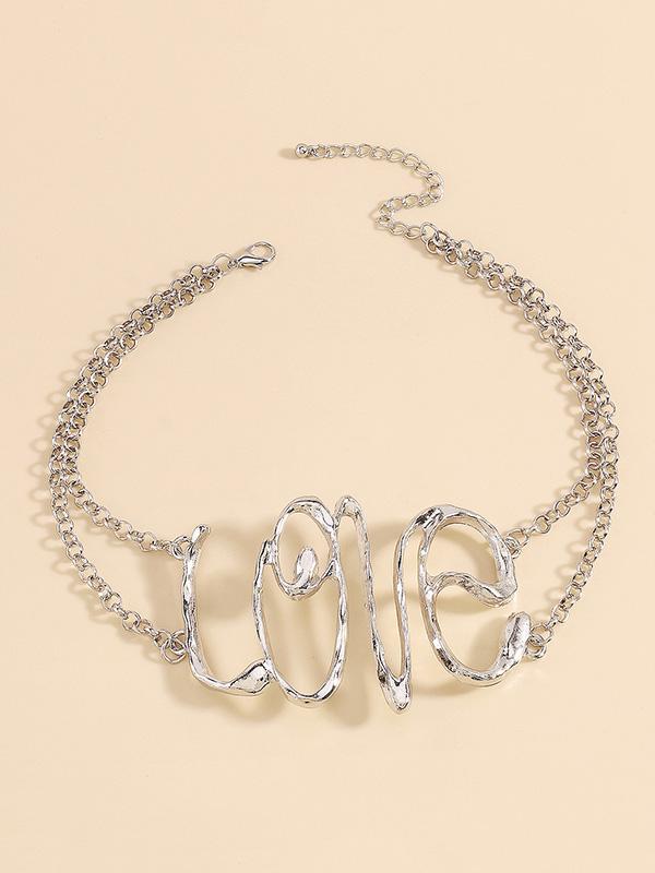 Chains Geometric Hollow Necklaces Accessories Product Image