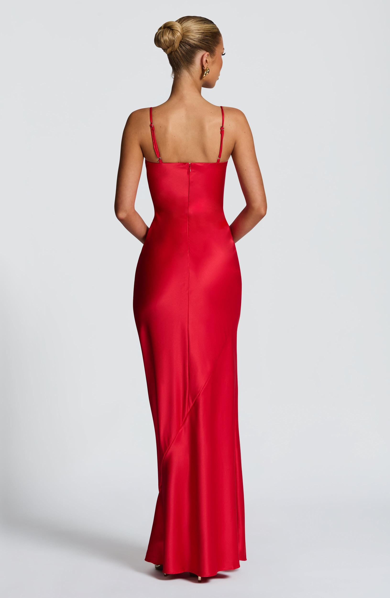 Athena Maxi Dress - Red Product Image