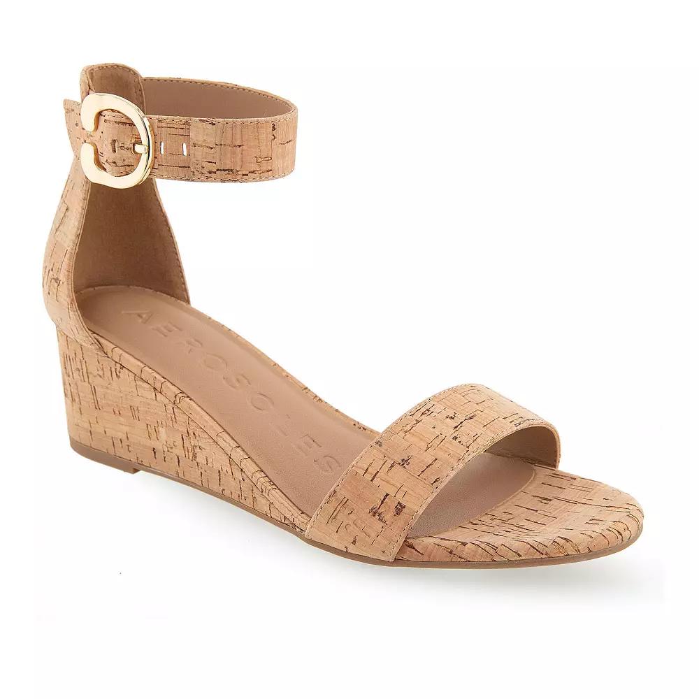 Aerosoles Willis Women's Wedge Sandals, Size: 9 Medium, Brown Combo Product Image