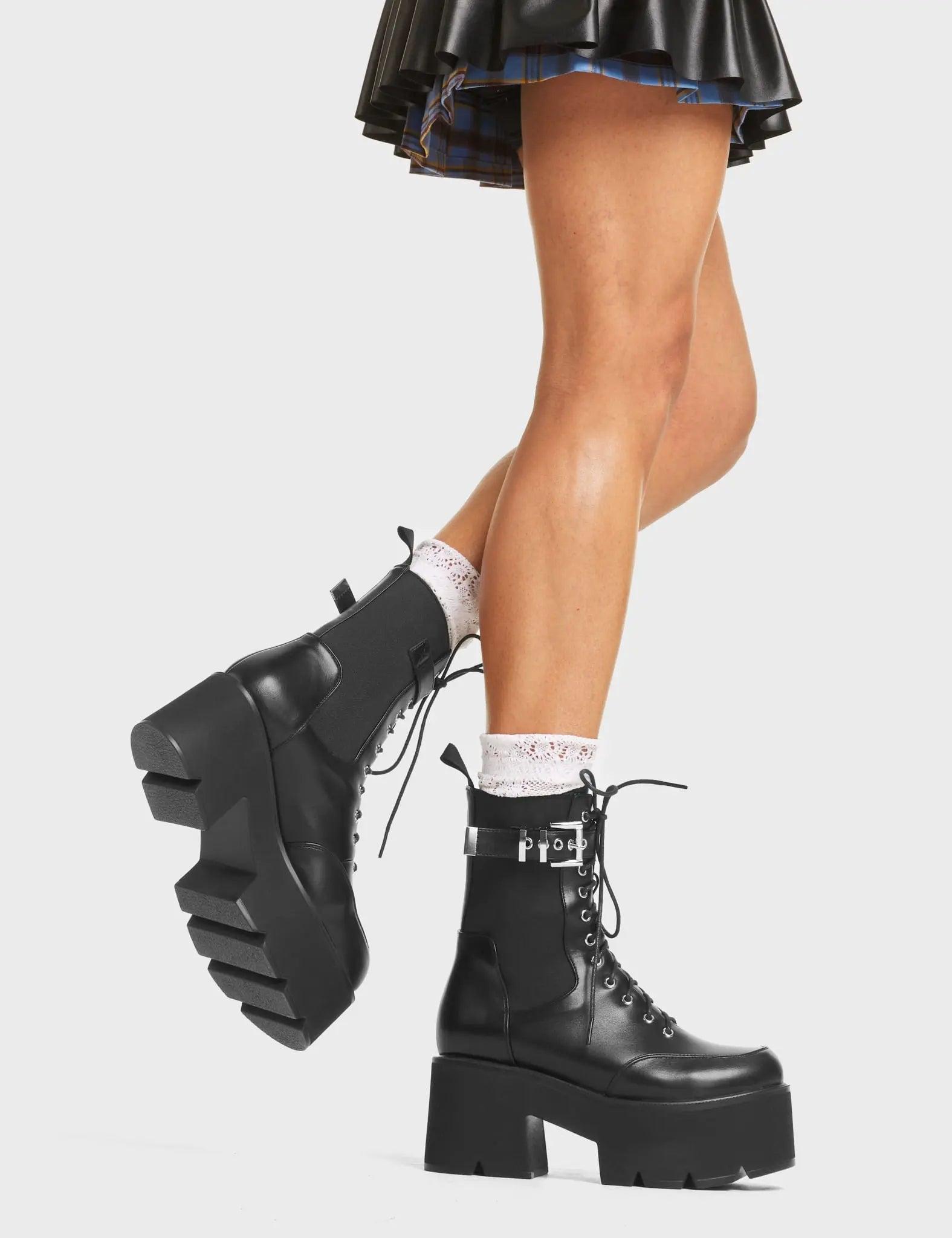 Rocket Chunky Platform Ankle Boots Product Image