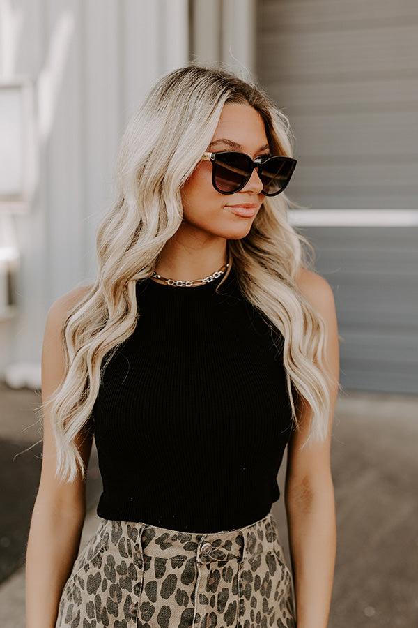 Quay Date Night Sunnies in Black Product Image