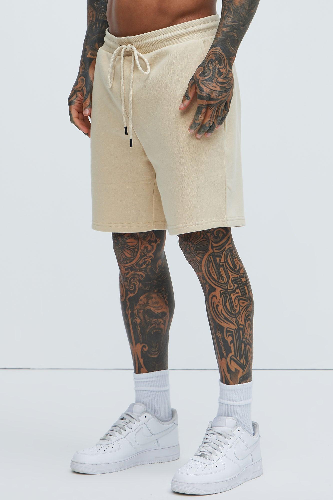 Tyson Sweatshort - Tan Product Image