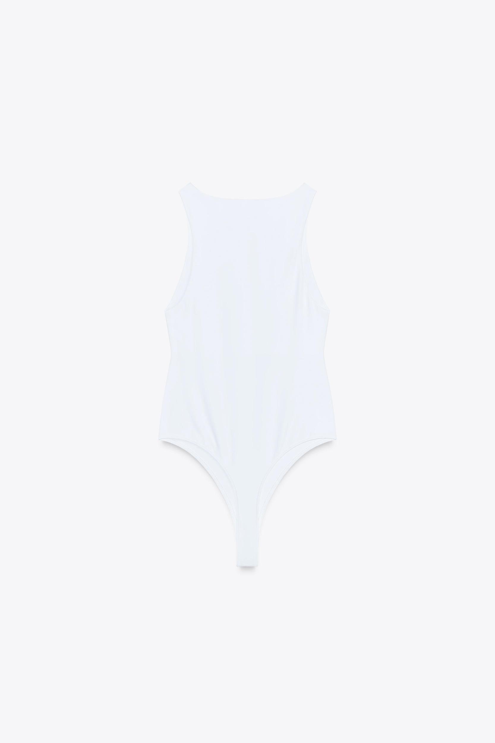 POLYAMIDE HALTER BODYSUIT Product Image