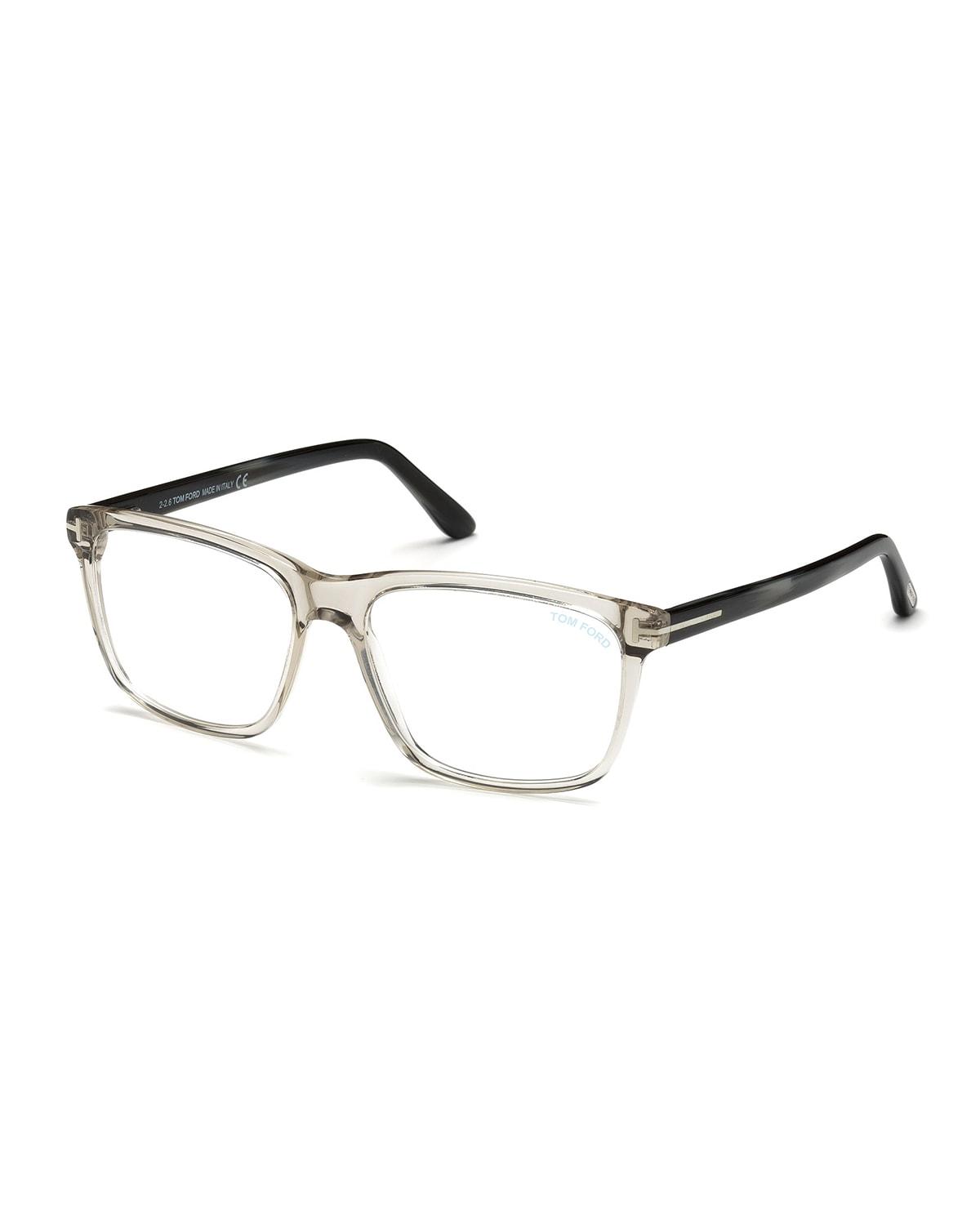 Square Acetate Optical Glasses, Gray Product Image